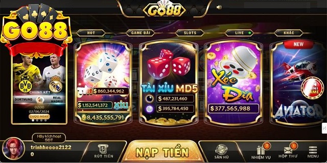 Khám phá những dòng game Hot Hit tại thiên đường giải trí Go88 Khám phá những dòng game Hot Hit tại thiên đường giải trí Go88