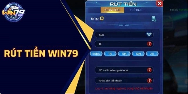 Hướng dẫn rút tiền Win79 Hướng dẫn rút tiền Win79